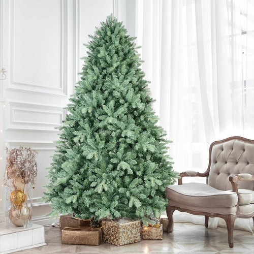 4FT Blue-Green Tint Christmas Tree with 592 PE+PVC Tips – Unique