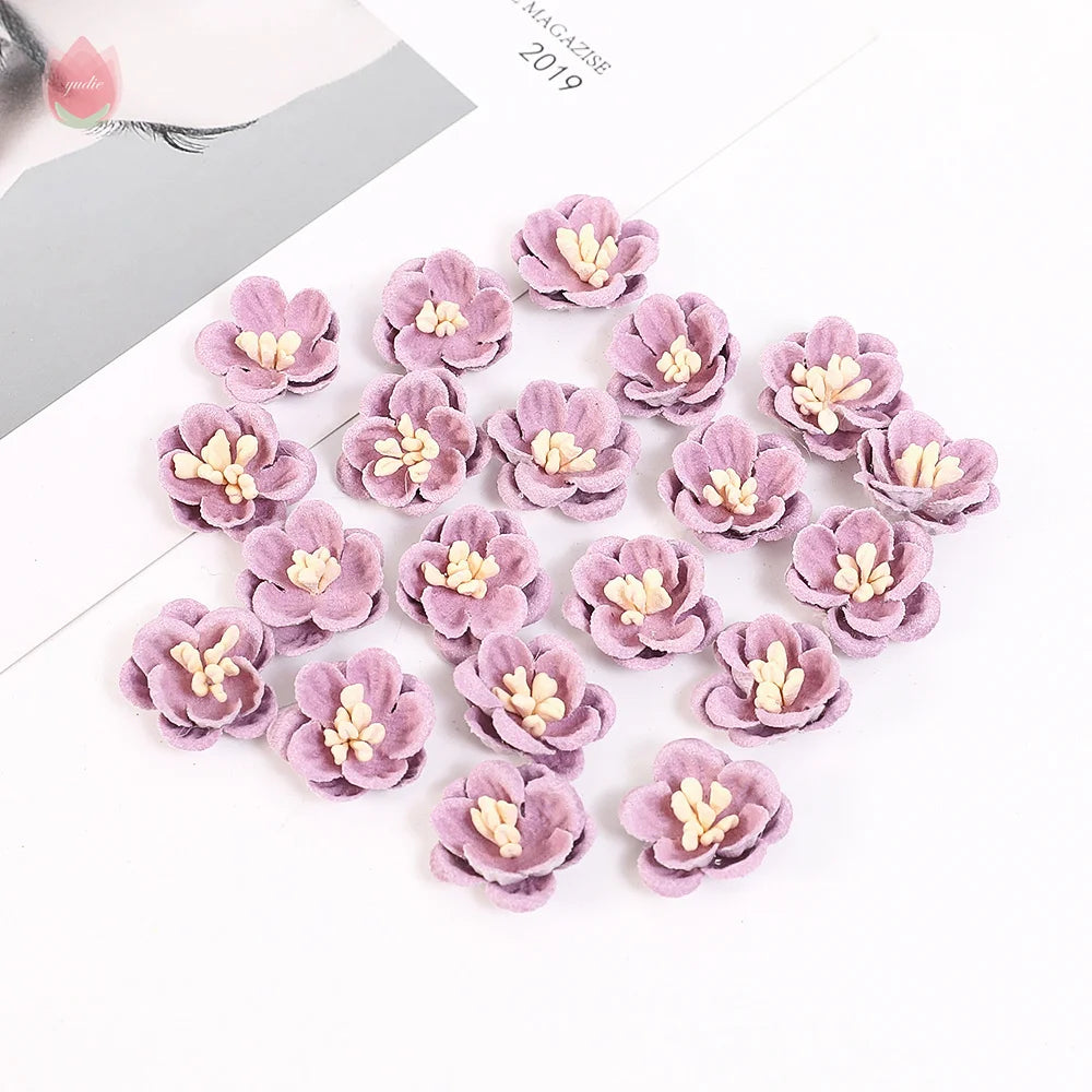 2cm Artificial Flower Daisy Head Wedding Accessories DIY Artificial Plant Wreath Headdress Home Decor Christmas Decoration 2025