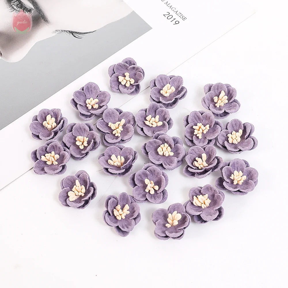 2cm Artificial Flower Daisy Head Wedding Accessories DIY Artificial Plant Wreath Headdress Home Decor Christmas Decoration 2025