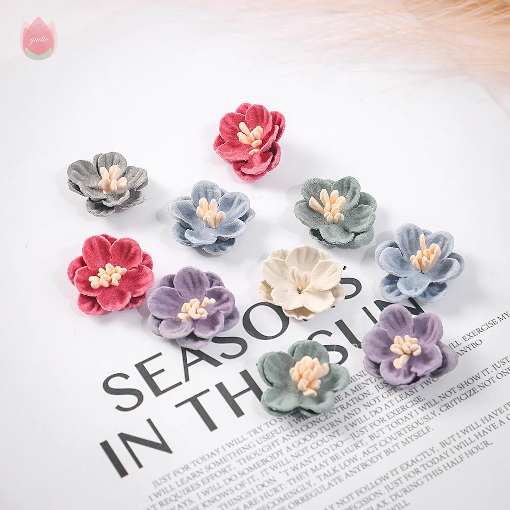 2cm Artificial Flower Daisy Head Wedding Accessories DIY Artificial Plant Wreath Headdress Home Decor Christmas Decoration 2025