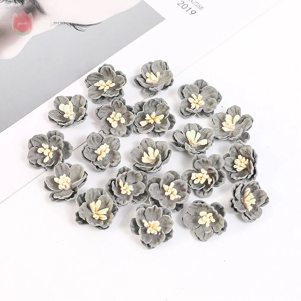 2cm Artificial Flower Daisy Head Wedding Accessories DIY Artificial Plant Wreath Headdress Home Decor Christmas Decoration 2025