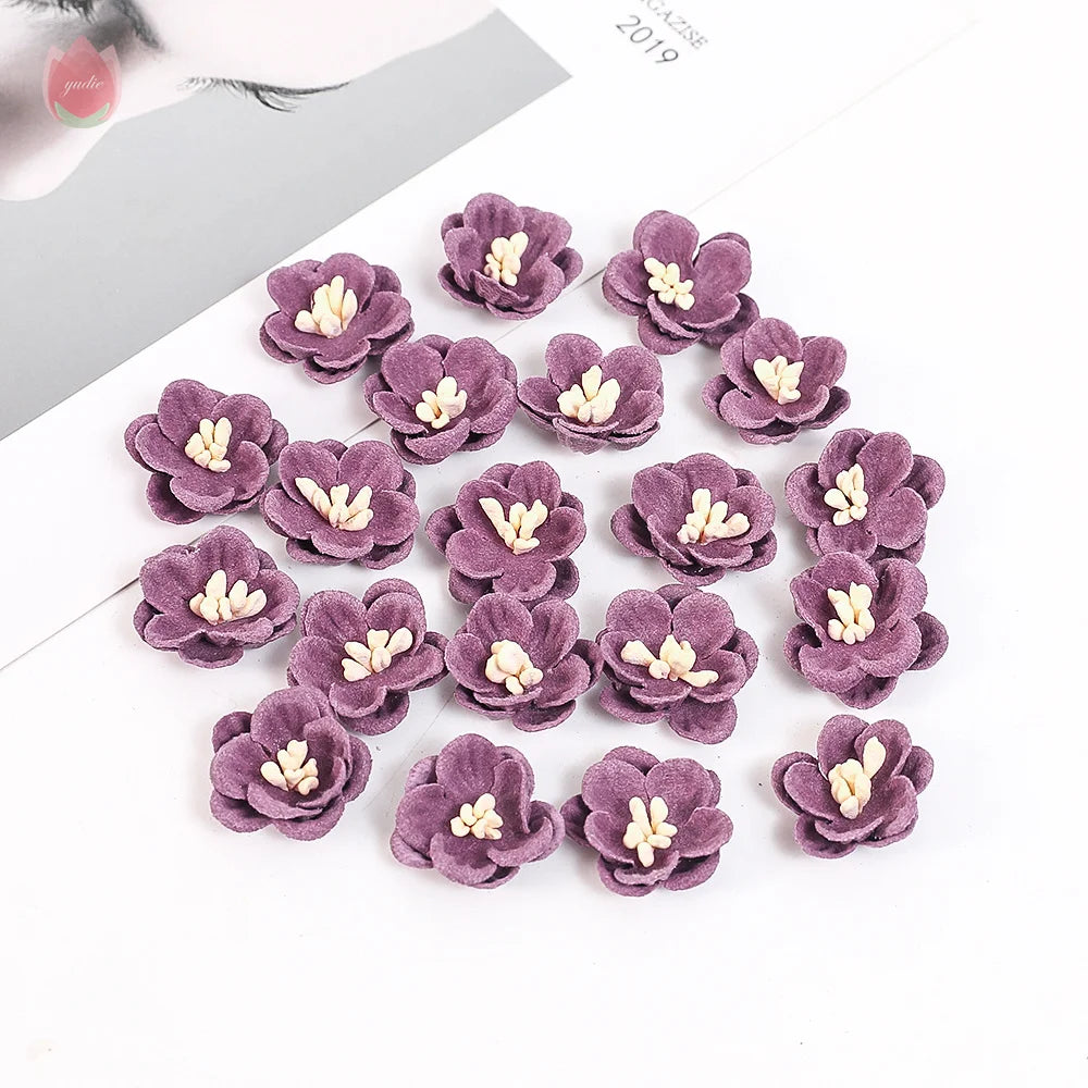 2cm Artificial Flower Daisy Head Wedding Accessories DIY Artificial Plant Wreath Headdress Home Decor Christmas Decoration 2025