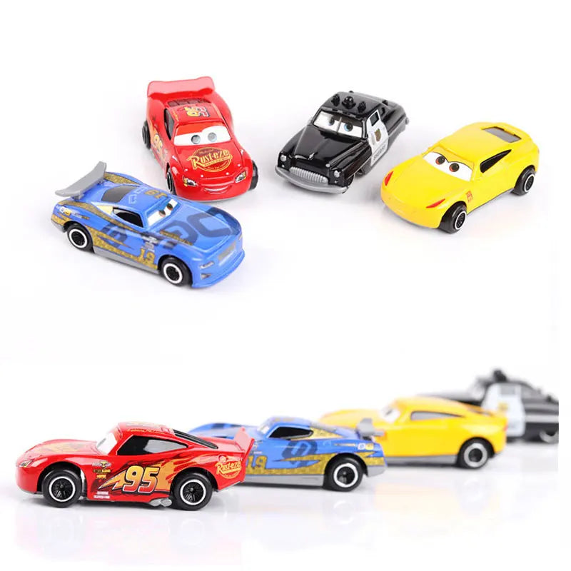 Disney Pixar Cars 2 3 Lightning Mcqueen Cruz Ramirez Uncle jackson Metal die-cast alloy model car kids toys Christmas gift