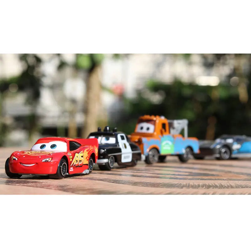 Disney Pixar Cars 2 3 Lightning Mcqueen Cruz Ramirez Uncle jackson Metal die-cast alloy model car kids toys Christmas gift