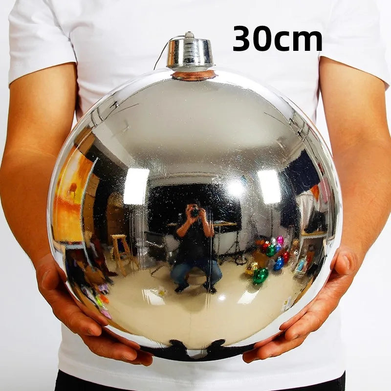 1pcs 200mm-300mm Christmas Decoration Ball Christmas Tree Ornaments Hang Shiny Bauble Ball For Home Bar Party Wedding Xmas Decor