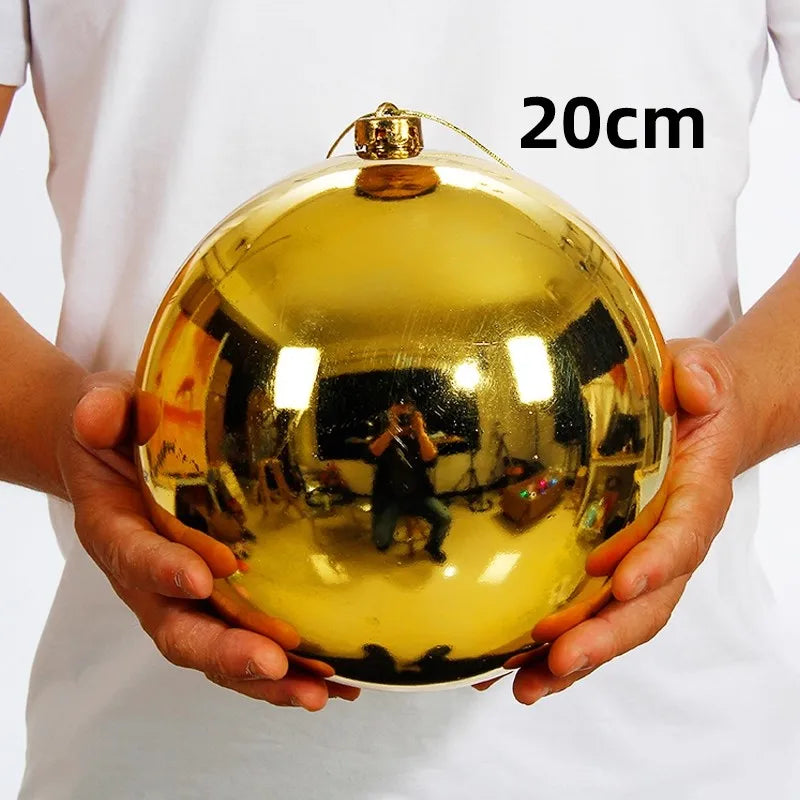 1pcs 200mm-300mm Christmas Decoration Ball Christmas Tree Ornaments Hang Shiny Bauble Ball For Home Bar Party Wedding Xmas Decor