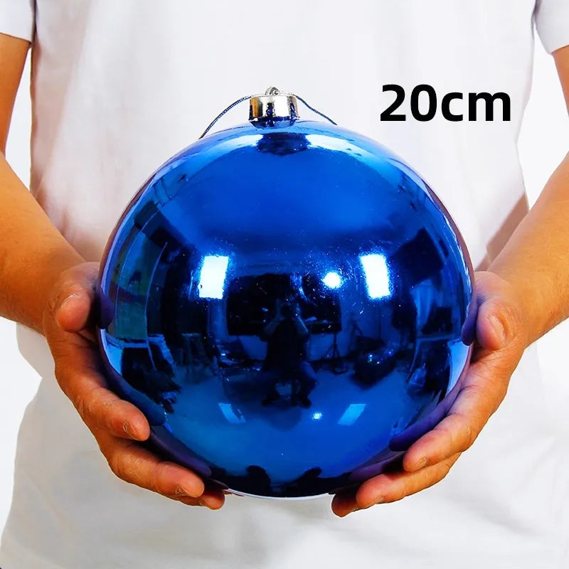 1pcs 200mm-300mm Christmas Decoration Ball Christmas Tree Ornaments Hang Shiny Bauble Ball For Home Bar Party Wedding Xmas Decor