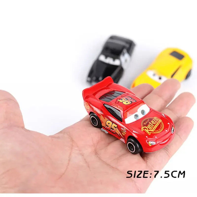 Disney Pixar Cars 2 3 Lightning Mcqueen Cruz Ramirez Uncle jackson Metal die-cast alloy model car kids toys Christmas gift