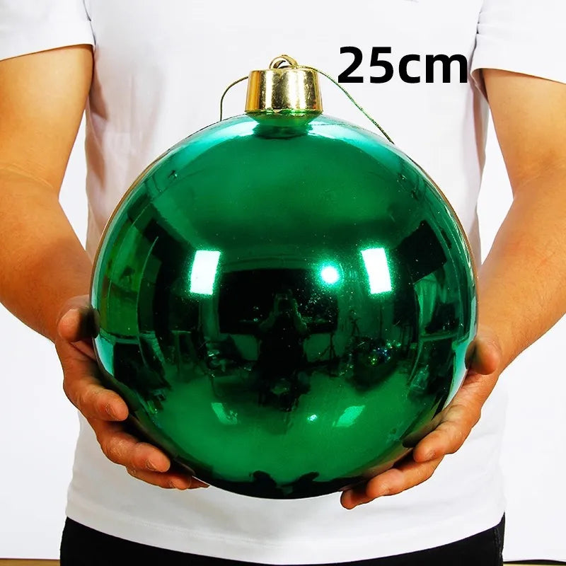1pcs 200mm-300mm Christmas Decoration Ball Christmas Tree Ornaments Hang Shiny Bauble Ball For Home Bar Party Wedding Xmas Decor
