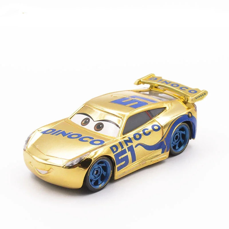 Disney Pixar Cars 2 3 Lightning Mcqueen Cruz Ramirez Uncle jackson Metal die-cast alloy model car kids toys Christmas gift