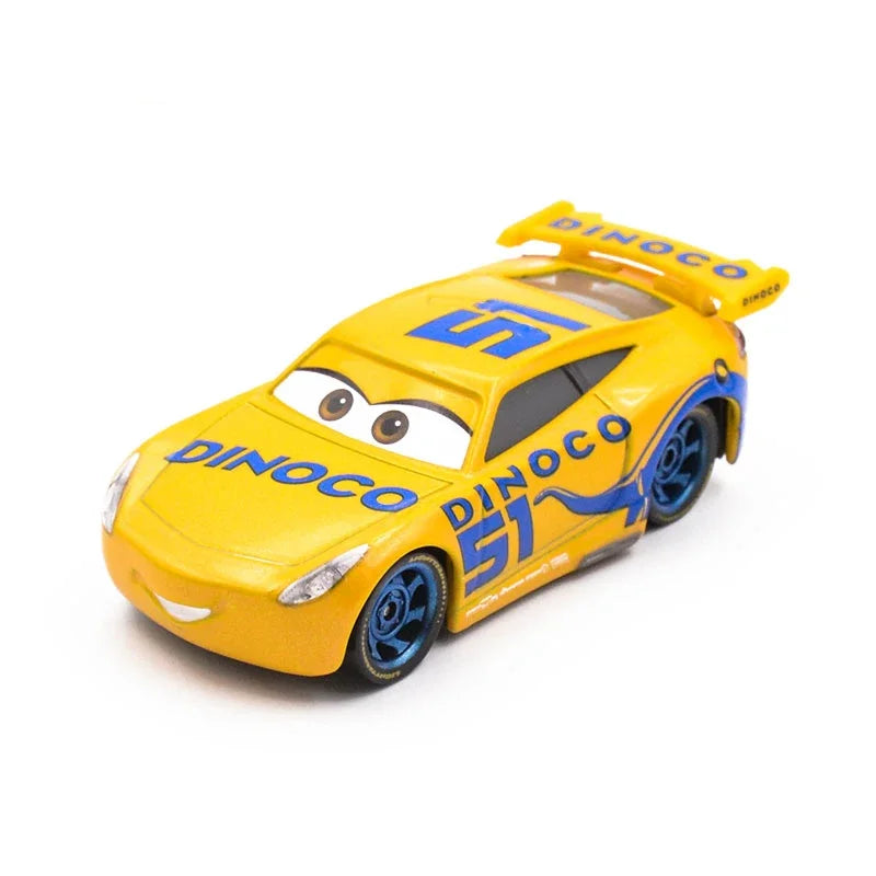 Disney Pixar Cars 2 3 Lightning Mcqueen Cruz Ramirez Uncle jackson Metal die-cast alloy model car kids toys Christmas gift