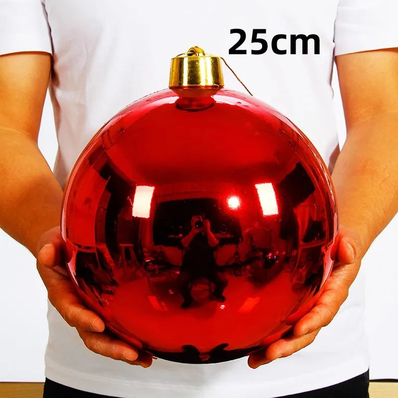 1pcs 200mm-300mm Christmas Decoration Ball Christmas Tree Ornaments Hang Shiny Bauble Ball For Home Bar Party Wedding Xmas Decor