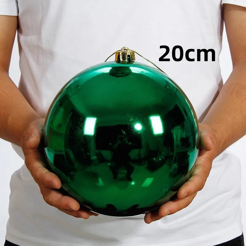 1pcs 200mm-300mm Christmas Decoration Ball Christmas Tree Ornaments Hang Shiny Bauble Ball For Home Bar Party Wedding Xmas Decor