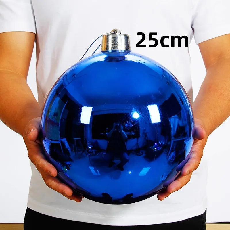 1pcs 200mm-300mm Christmas Decoration Ball Christmas Tree Ornaments Hang Shiny Bauble Ball For Home Bar Party Wedding Xmas Decor