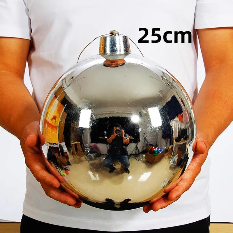 1pcs 200mm-300mm Christmas Decoration Ball Christmas Tree Ornaments Hang Shiny Bauble Ball For Home Bar Party Wedding Xmas Decor