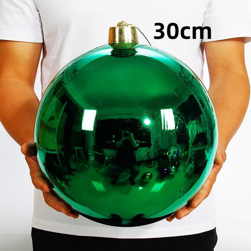 1pcs 200mm-300mm Christmas Decoration Ball Christmas Tree Ornaments Hang Shiny Bauble Ball For Home Bar Party Wedding Xmas Decor