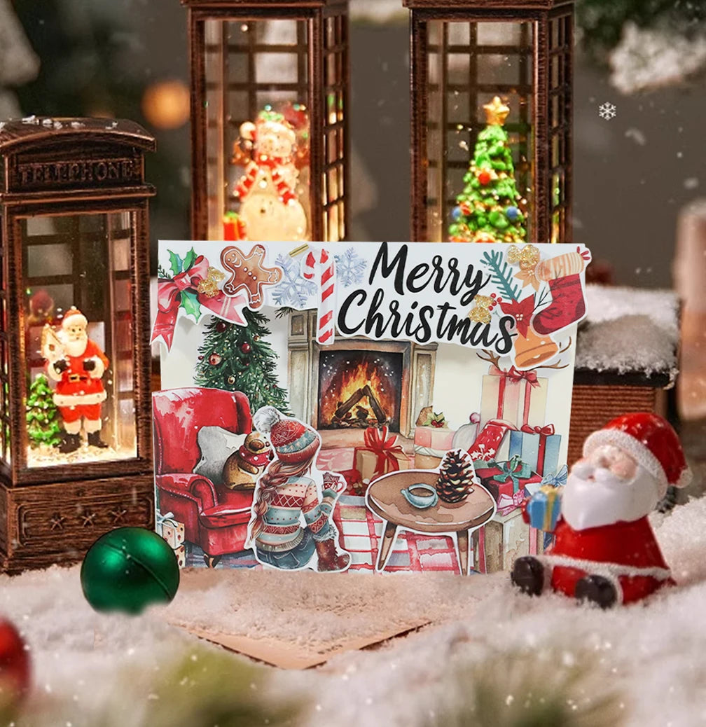 20Sheets Christmas Sticker Scrapbooking Sticker Book Girls Cute Animal Pirate Paper Sticker PET Washi Stickers Diary Planner