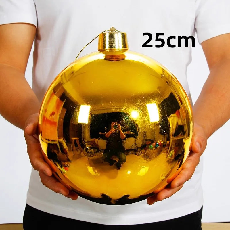 1pcs 200mm-300mm Christmas Decoration Ball Christmas Tree Ornaments Hang Shiny Bauble Ball For Home Bar Party Wedding Xmas Decor