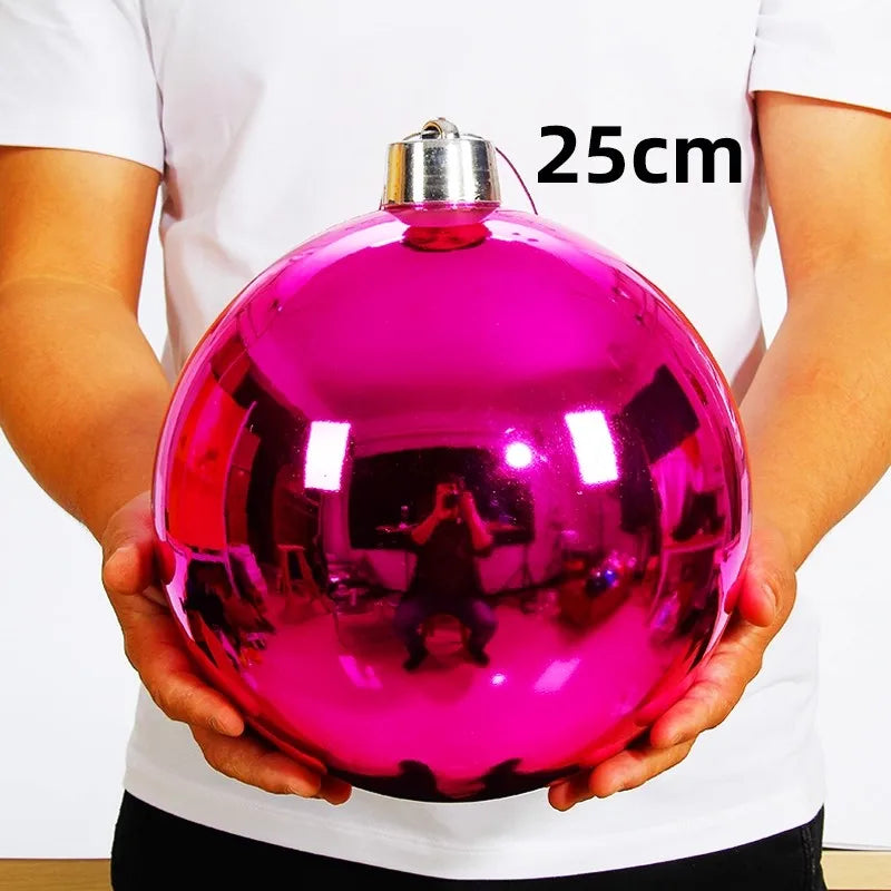 1pcs 200mm-300mm Christmas Decoration Ball Christmas Tree Ornaments Hang Shiny Bauble Ball For Home Bar Party Wedding Xmas Decor
