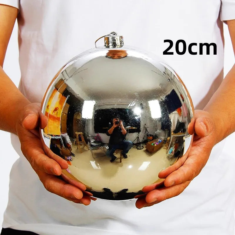 1pcs 200mm-300mm Christmas Decoration Ball Christmas Tree Ornaments Hang Shiny Bauble Ball For Home Bar Party Wedding Xmas Decor