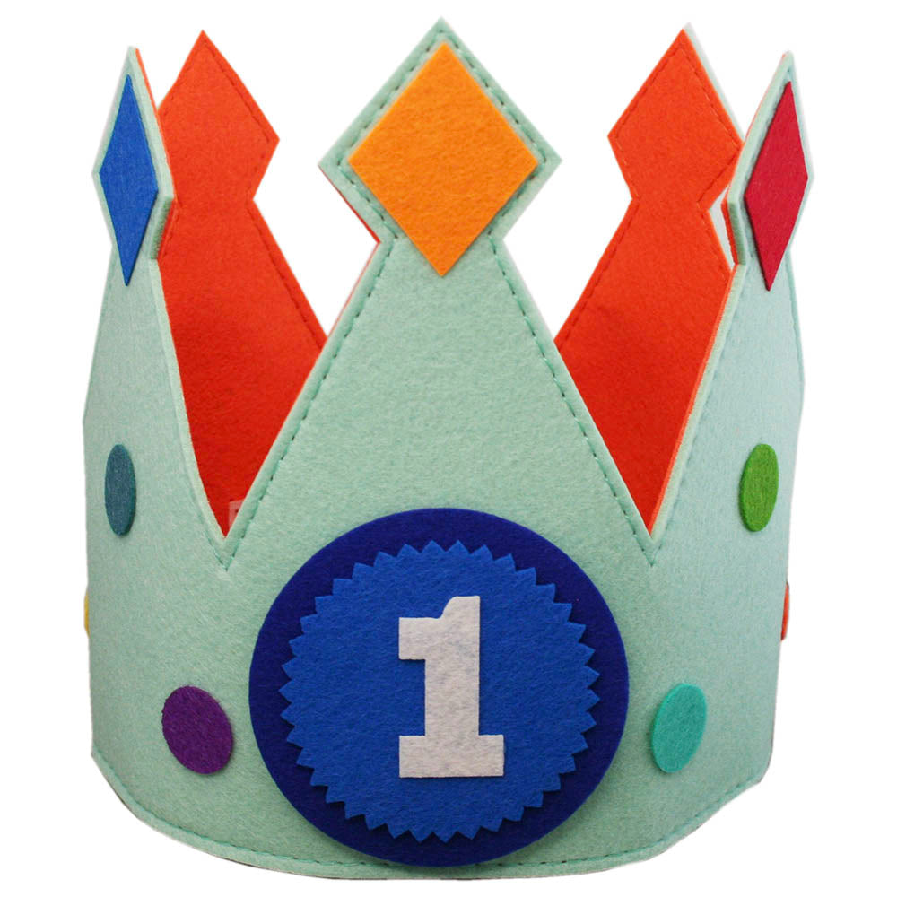 Blue party crown party hat