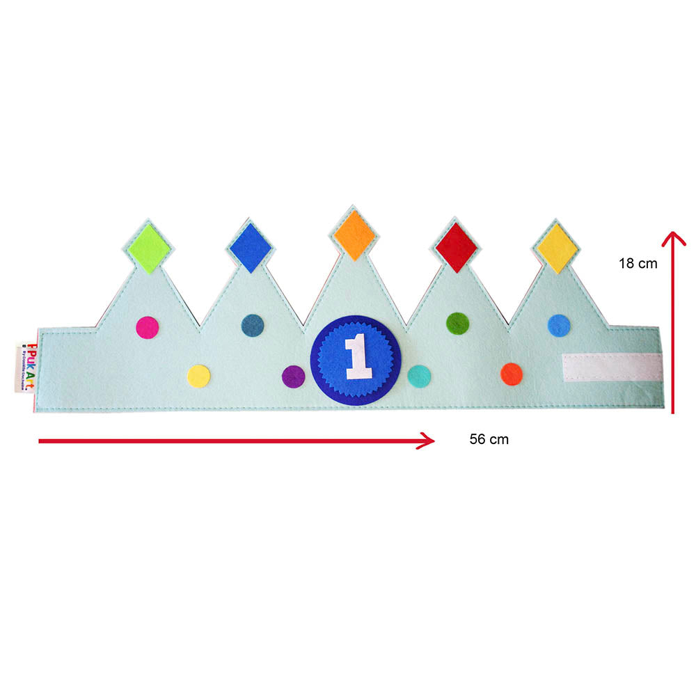 Blue party crown party hat